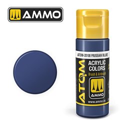 AMMO BY MIG ATOM-20108 ATOM COLOR Prussian Blue 20 ml.