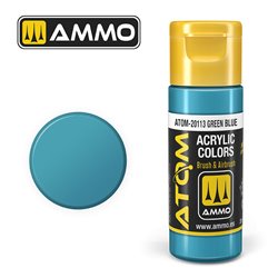 AMMO BY MIG ATOM-20113 ATOM COLOR Green Blue 20 ml.