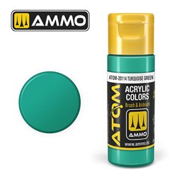 AMMO BY MIG ATOM-20114 ATOM COLOR Turquoise Green 20 ml.