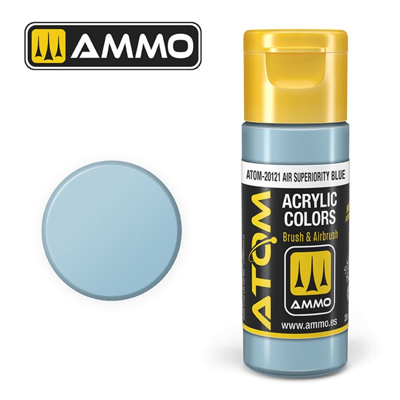 AMMO BY MIG ATOM-20121 ATOM COLOR Air Superiority Blue 20 ml.