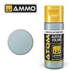 AMMO BY MIG ATOM-20129 ATOM COLOR Light Ghost Gray 20 ml.