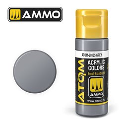 AMMO BY MIG ATOM-20135 ATOM COLOR Grey 20 ml.