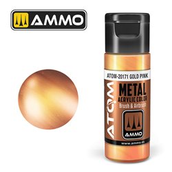 AMMO BY MIG ATOM-20171 ATOM METALLIC Gold Pink 20 ml.