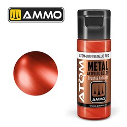 AMMO BY MIG ATOM-20174 ATOM METALLIC Red 20 ml.