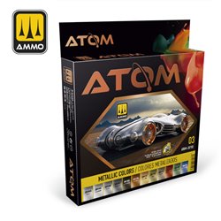 AMMO BY MIG ATOM-20702 ATOM Metallic Colors