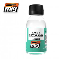 AMMO BY MIG A.MIG-2012 Colle Sable et Graviers – Sand & Gravel Glue 100ml