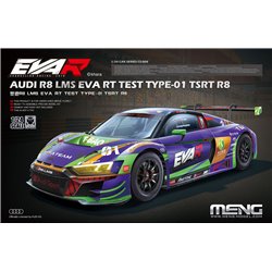 MENG CS-008 1/24 Audi R8 LMS EVA RT TEST TYPE-01 TSRT R8