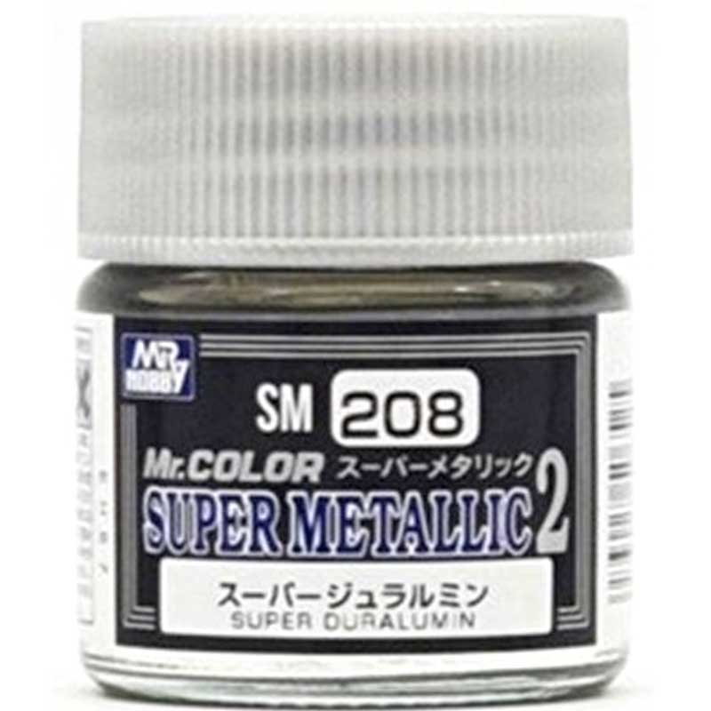 MR. HOBBY SM208 Mr. Color Super Metallic II (10 ml) Super Duralumin