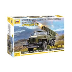 ZVEZDA 5051 1/72 Multiple Rocket Launch System BM-21