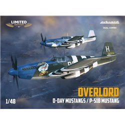 EDUARD 11181 1/48 Overlord: D-Day Mustangs P-51B Mustang Dual Combo