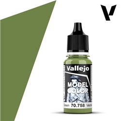 VALLEJO 70.758 Model Color 085 - Bright Green 18 ml.