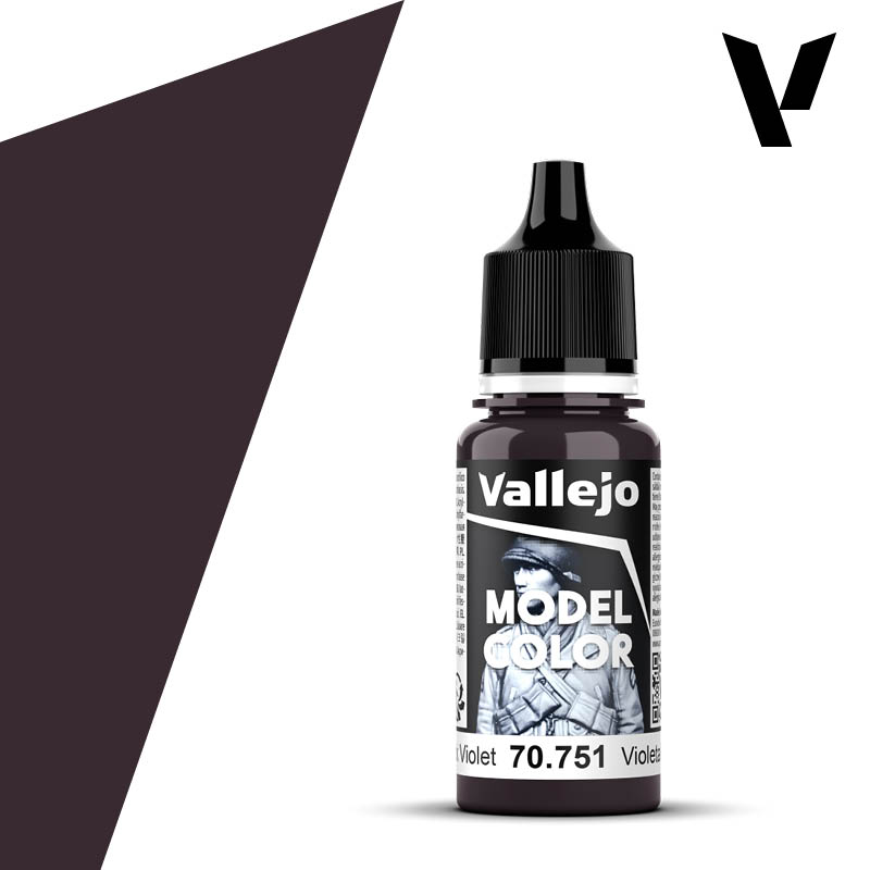 VALLEJO 70.751 Model Color 054 - Black Violet 18 ml.