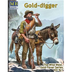 MASTERBOX MB35233 1/35 The Wild West. Gold Fever Series Kit No 1 Gold-digger
