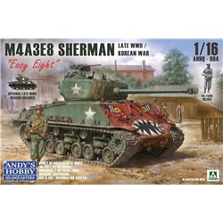 ANDY'S HOBBY HEADQUARTERS AHHQ-004 1/16 M4A3E8 Sherman Late WWII / Korean War