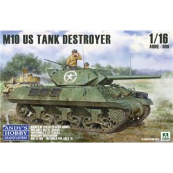 ANDY'S HOBBY HEADQUARTERS AHHQ-006 1/16 U.S. M10 Tank Destroyer "Wolverine"