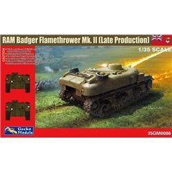 GECKO MODELS 35GM0086 1/35 Canadian Badger Flamethrower Ram Mk. II