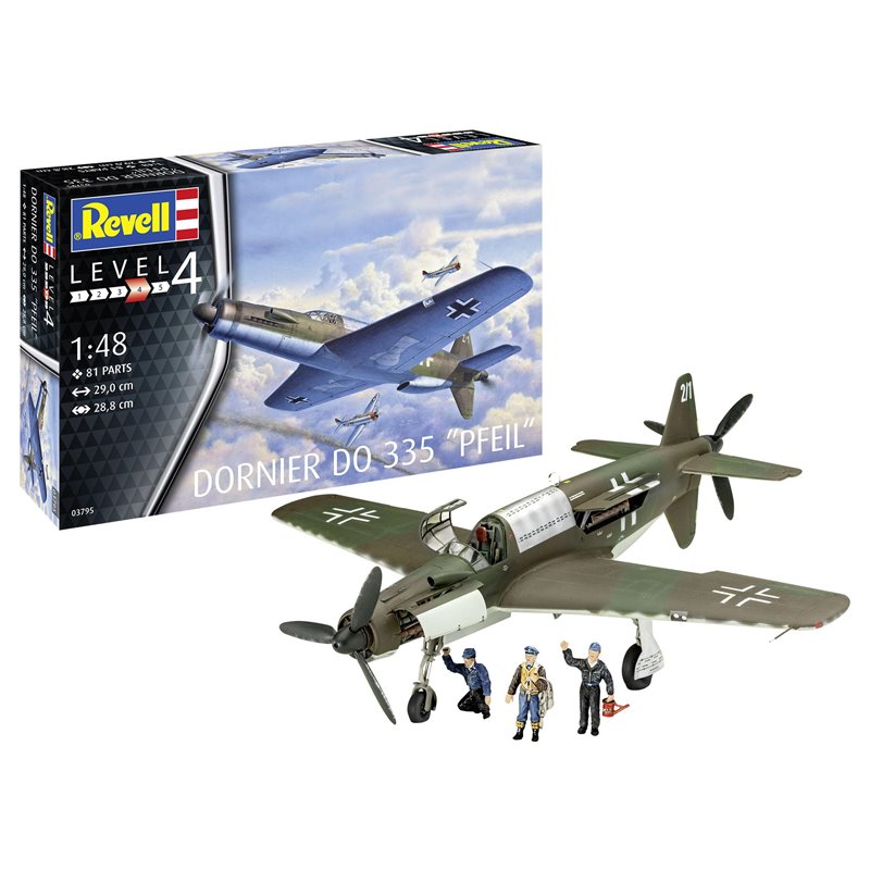 REVELL 03795 1/48 Dornier Do 335 Pfeil