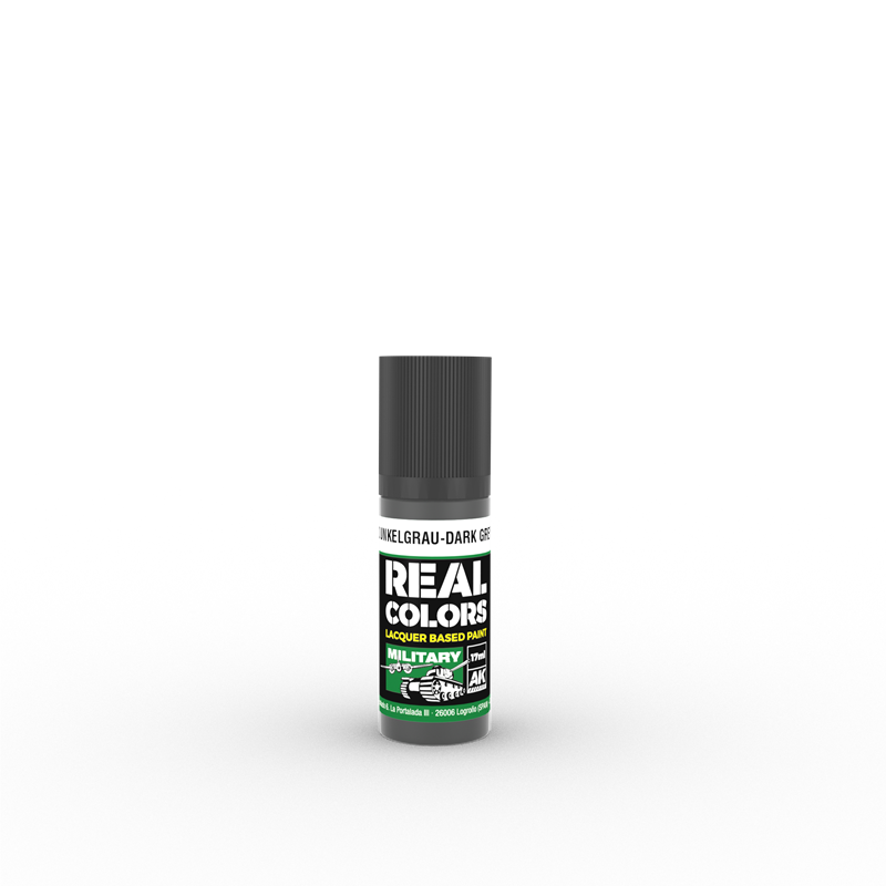 AK INTERACTIVE RC856 REAL COLORS Dunkelgrau-Dark Grey RAL 7021 17 ml. 