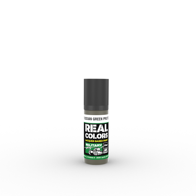 AK INTERACTIVE RC876 REAL COLORS Russian Green Protective 4BO 17 ml. 