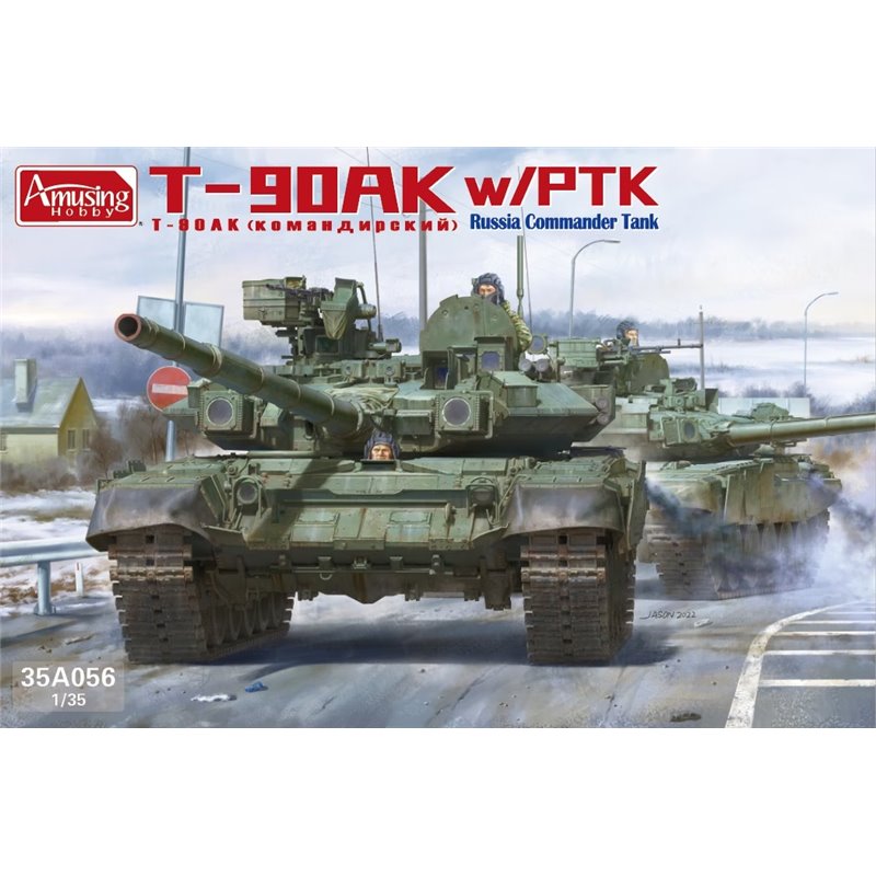 AMUSING HOBBY 35A056 1/35 T-90AK w/PTK