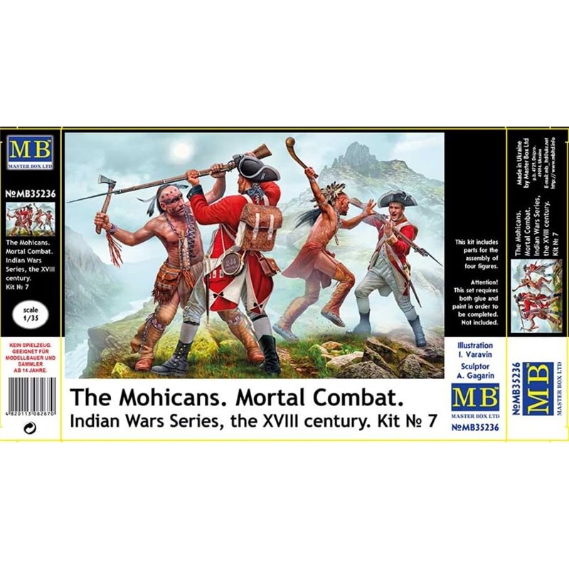MASTERBOX MB35236 1/35 The Mohicans. Indian Wars Series Kit 7