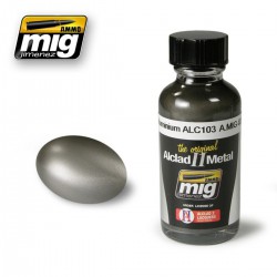 AMMO BY MIG A.MIG-8203 ALC103 Dark Aluminium Lacquer 30ml ALCLAD II