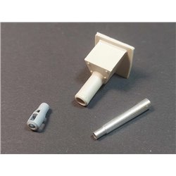 PANZER ART GB35-127 1/35 StuH III welded mantlet with StuG42 howitzer (leFH18 muzzle brake)