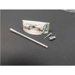 ARTISAN32 04268MS-B 1/32 Kit Jumelage Arrière 60 Mm Blanc