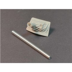 ARTISAN32 04266MS-B 1/32 Roue Etroite Arrière Blanc 66 Mm
