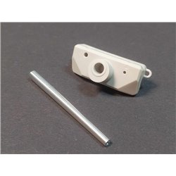 ARTISAN32 04264MS-B 1/32 Roue Etroite Avant 48 Mm Blanc