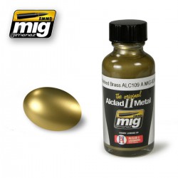 AMMO BY MIG A.MIG-8206 ALC109 Polished Brass Lacquer 30ml ALCLAD II