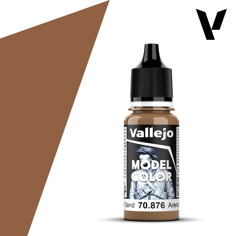 VALLEJO 70.876 Model Color 015 - Brown Sand 18 ml. VALLEJO 70.876 Model Color 015 - Brown Sand 18 ml.