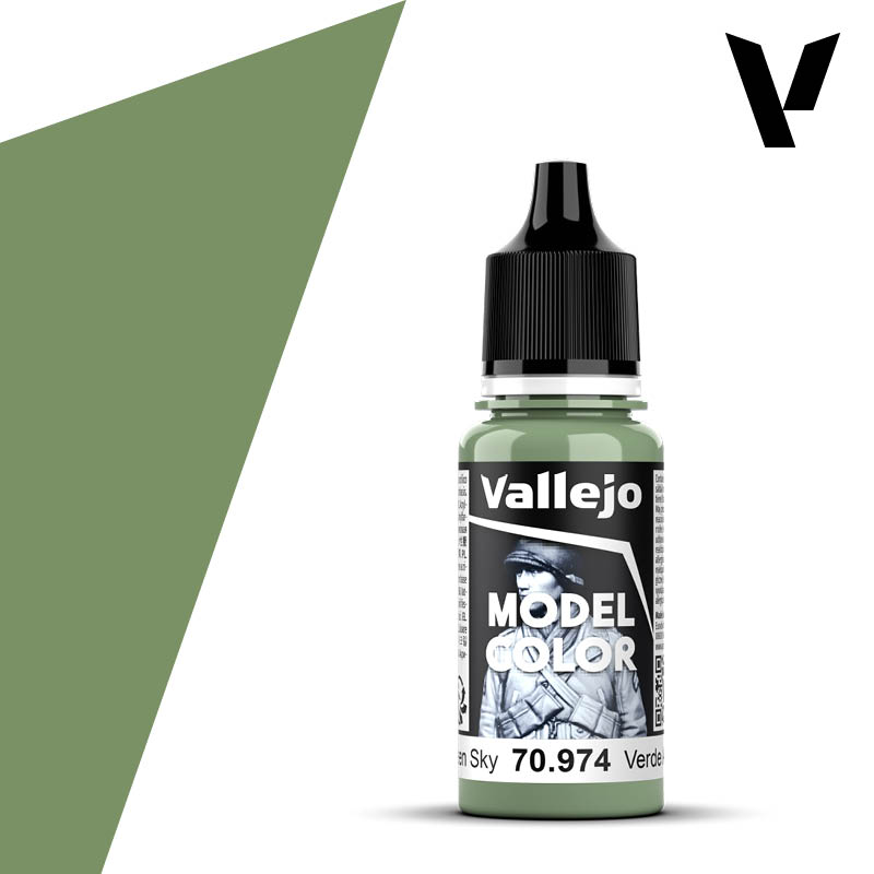 VALLEJO 70.974 Model Color 076 - Green Sky 18 ml. VALLEJO 70.974 Model Color 076 - Green Sky 18 ml.
