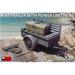 MINIART 35426 1/35 K-52 Trailer with Power Unit PE-95