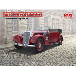 ICM 35543 1/35 Typ 320 (W142) Cabriolet B, German Passenger Car