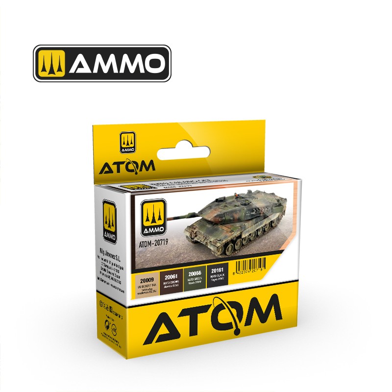 AMMO BY MIG ATOM-20719 ATOM NATO Color Set AMMO BY MIG ATOM-20719 ATOM NATO Color Set