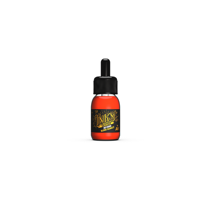 AK INTERACTIVE AK16009 THE INKS Blood Scarlet  30 ml