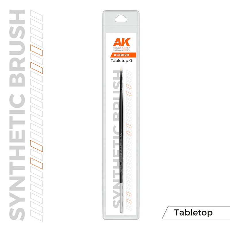 AK INTERACTIVE AKB020 SYNTHETIC BRUSH Tabletop Brush - 0