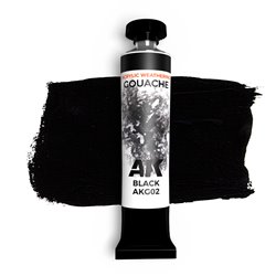 AK INTERACTIVE AKG02 GOUACHE Black 20 Ml