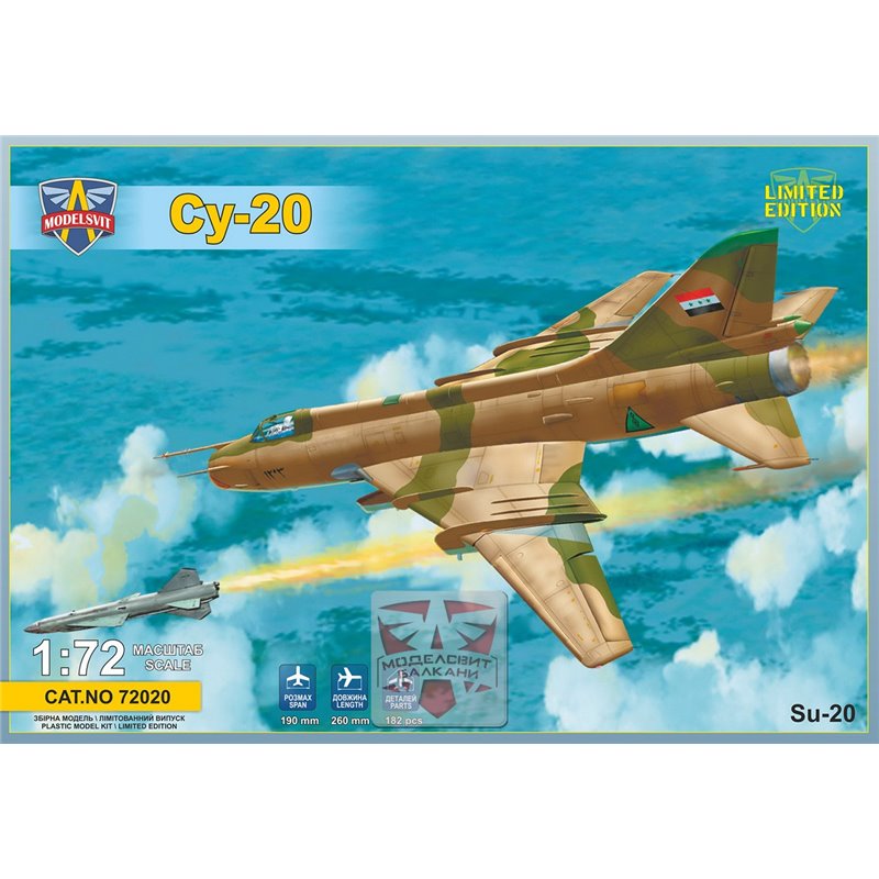 MODELSVIT 72020 1/72 Su-20 (with Kh-28 missile)