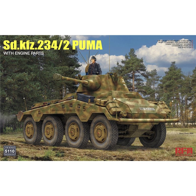 RYE FIELD MODEL RM-5110 1/35 Sd.Kfz.234/2 PUMA