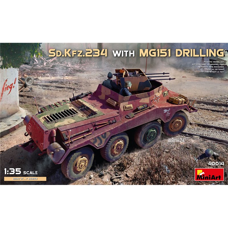 MINIART 40014 1/35 Sd.Kfz.234 With MG151 DRILLING