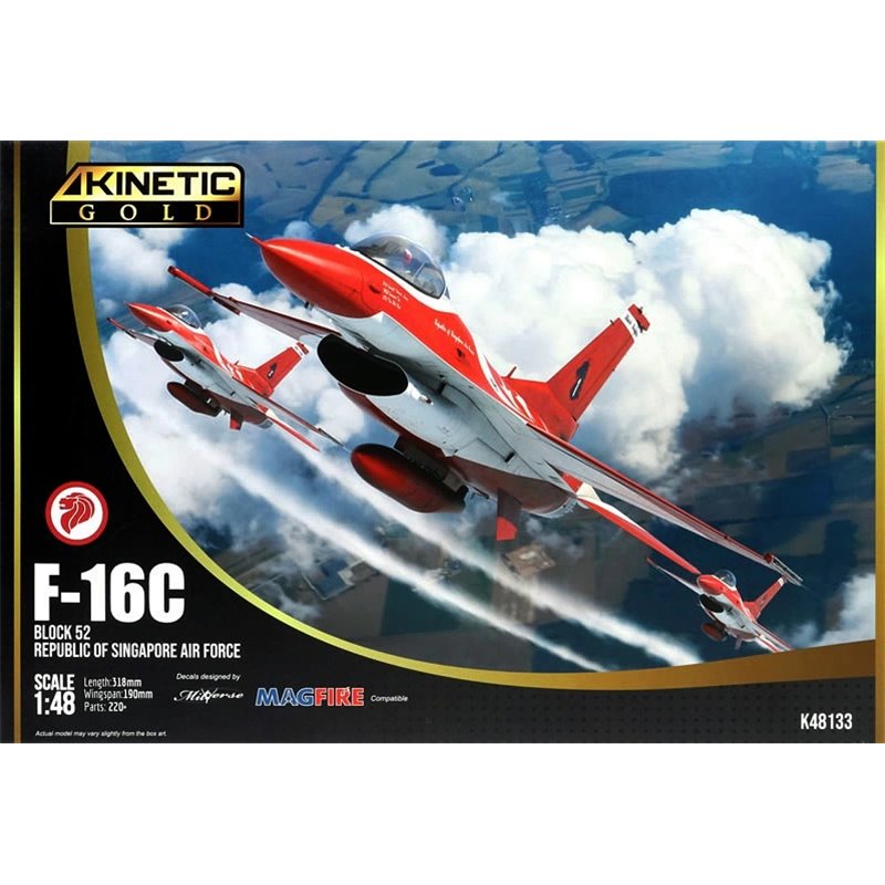 KINETIC K48133 1/48 RSAF F-16C BLACK KNIGHT