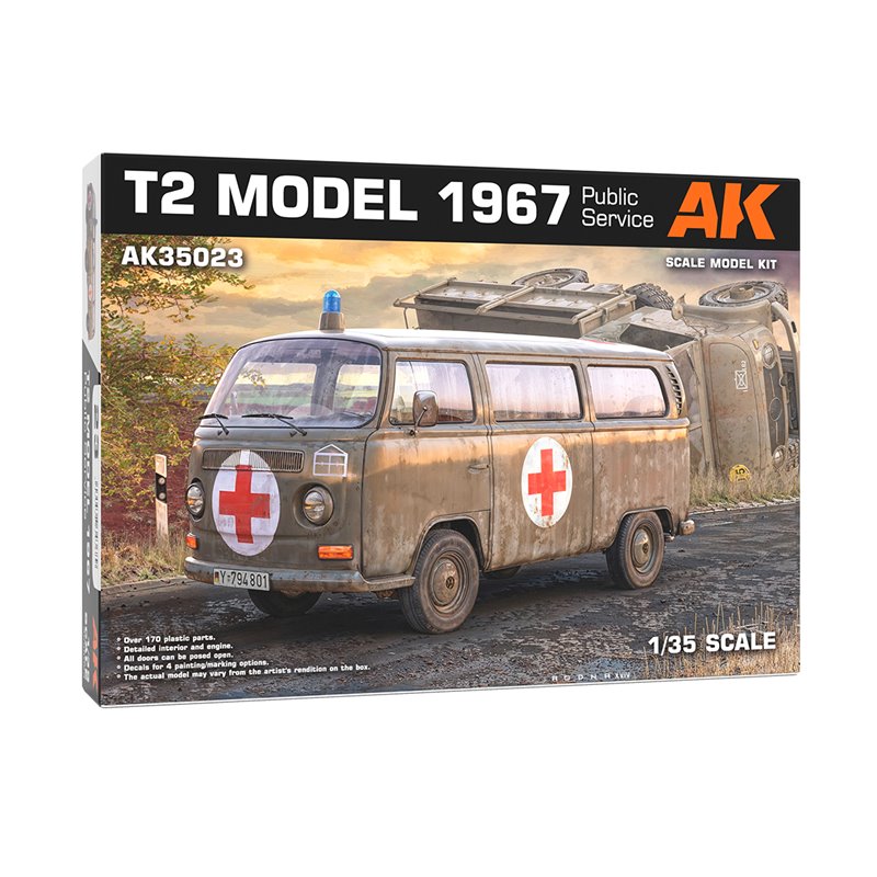 AK INTERACTIVE AK35023 1/35 T2 MODEL 1967 PUBLIC SERVICE