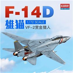 ACADEMY 12590 1/72 F-14D Super Tomcat "VF-2 Bounty Hunters"