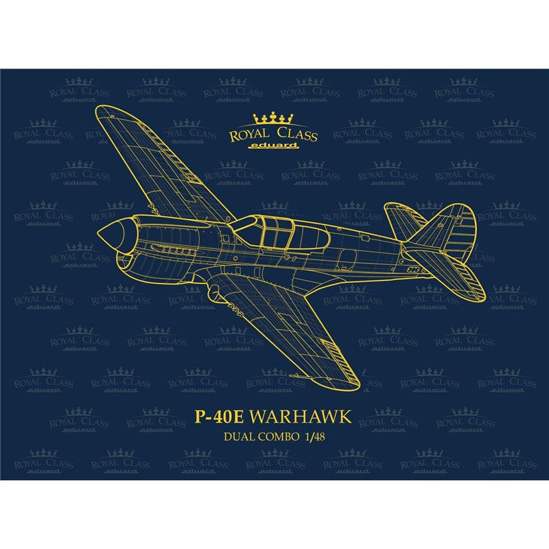 EDUARD R0023 1/48 P-40E Warhawk  EDUARD-ROYAL CLASS