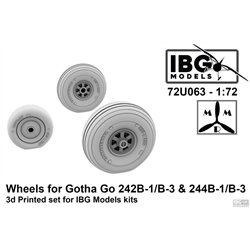 IBG MODELS 72U063 1/72 Wheels for Gotha Go 242B-1/B-3 & 244B-1/B-3