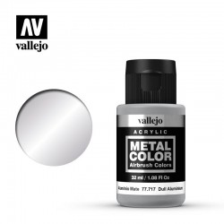 VALLEJO 77.717 Metal Color Dull Aluminium Metal 32ml.