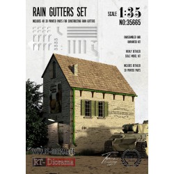 RT-DIORAMA 35665 1/35 Rain Gutters Set