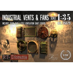 RT-DIORAMA 35679 1/35 Industrial Vents and Fans